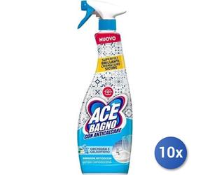 10x Bundle Ace Bagno Anticalcare Senza Candeggina Ml 600 Vapos