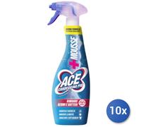 10x Bundle Ace Spray Mousse Ml 650 Sgrassatore Candeggina Fresco profumo