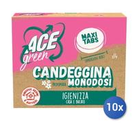 10x Bundle Candeggina Tabs 14 Pezzi Ace Classica Profumata Made In Italy