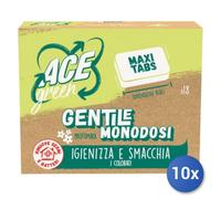10x Bundle Candeggina Tabs 18 Pezzi Ace Gentile Profumata Made In Italy