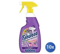10x Bundle Fabuloso Sgrassatore Trigger 600 Ml. Lavanda Made In Italy