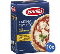 10x Bundle Farina Barilla Manitoba 0 Kg 1 Pizza