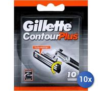10x Bundle Gillette Ricambi Contour Plus X10