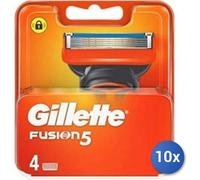 10x Bundle Gillette Ricambi Fusion 5 Standard 4 Pezzi