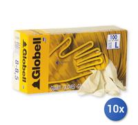 10x Bundle Guanti Ico Globell 6,5-Sm 100 Lattice