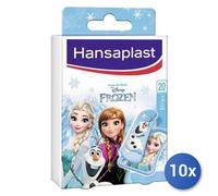 10x Bundle Hansaplast 48371-00000 Fasciatura Adesiva 20 Pz