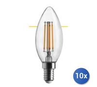 10x Bundle Lampadina Led Chiara Oliva 4.5W E 14 =40W Wldx2