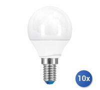 10x Bundle Lampadina Led Opale Sfera 5,2W E 27 =40W Eldx2