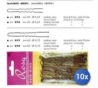 10x Bundle Sabrina Rosy 40 Forcine Invisibili Cm.6