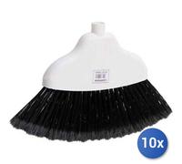 10x Bundle Scopa Industriale Campana Nera Spiumata