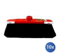 10x Bundle Scopa La 2000 Nera +Bordo Gomma Nylon