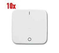 10x Busch-Jaeger Interruttore Altalena Con I/O Stampa Reflex Si Bianco 2502-214