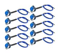10x Car Truck RV Lorry Round LED Bullet Button Side Mini Marker Lights Lamp