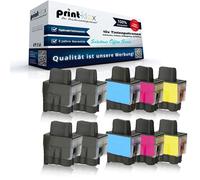 10x Cartucce Inchiostro Compatibili Per Brother DCP 110 C LC900BK LC900C