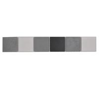10x Ceramica Bordi Mosaico Borde Grigio Scuro Grigio Chiaro Duschboden Listello