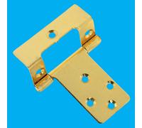 10x Cerniera Per Porta A Scomparsa Rovesciata In Ottone 65mm x 50mm 2.5 In