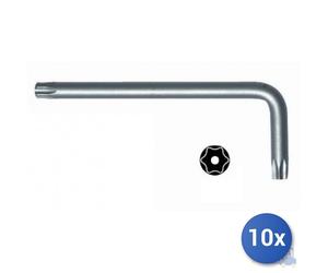 10x Chiave Maurer Plus Maschio Tamper Resistant Torx Acciaio S2 T 15