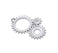 10X Ciondolo a forma di INGRANAGGIO LAUREA ingegneria BOMBONIERA 0W55