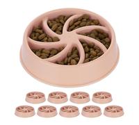 10x Ciotola Anti-ingozzamento Cani Mangiatoia 600 ml Assunzione Lenta Cibo Umido