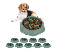 10x Ciotola Anti-ingozzamento Cani Scodella Mangiatoia Cagnoloni Cibo 500ml