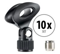 10x Clip Microfono Porta Clip Microfono Universale Gancio per Asta Giraffa Set