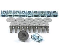 10x Clip Parafanghi E Boccole Sottoscocca In Acciaio Per Elise