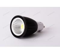 10x COB GU10 7w LAMPADINA LED 120° BIANCO CALDO 220V FARETTO DICROICA