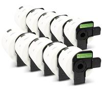 Printing Pleasure 10x DK-11202 Etichette Adesive Rotolo Bianche 62mm x 100mm Compatibili con Brother P-Touch QL-1050 QL-1060N QL-1100 QL-1110NWB QL-500 QL-580N QL-720NW QL-820 NWB