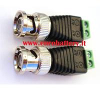 10x CONNETTORE BNC MASCHIO INNESTO RAPIDO A VITE TELECAMERE VIDEOSORVEGLIANZA TV