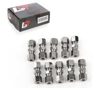 10x Connettore Rapido Linea 4,75 MM 3/16 " Senza Chiarore per VW Passat
