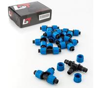 10x Connettore Tubo Flessibile Pezzo-T Raccordo Tubo Irrigazione 17x17x17mm