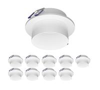 10x cornice da incasso per soffitto KRON rotonda bianco opaco