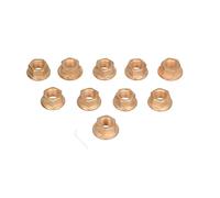 10x Dado Rame 15 Larghezza Chiave Collettore M10 X 1,25 Cu-Muttern Scarico