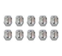 10x Dado ruota M12x1.25 conico chiuso 60° 25mm | dimensione della chiave inglese 19mm compatibile con Datsun GO AD0 GO+ AD0
