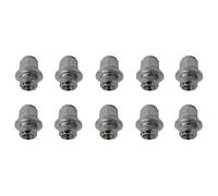 10x Dado ruota M12x1,5 flangia piatta 37mm | dimensione della chiave inglese 21mm compatibile con Suzuki Across AWD A5Z4 Swace AMZ4