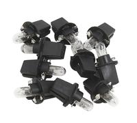 sourcingmap Dc 12V 1.2W T5 74 Led Indicatore Cruscotto Lato Giallo Luce Per Interni Auto 10pz