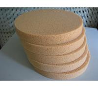 10x Disco Spugna Ø 400mm, a Strappo per Eibenstock Epg 400 Lavorazione Spugna