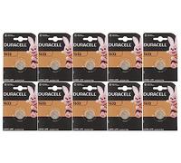 10X Duracell 1632 (10 Blister Da 1 Batteria) 10 Pile (CR1632)