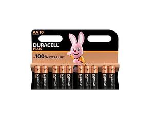 10X Duracell AA Plus (1 Blister Da 10 Batterie) 10 Pile Stilo (LR6/MN1500)