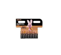 10X Duracell AAA Plus (1 Blister Da 10 Batterie) 10 Pile Mini Stilo (LR03/MN2400)