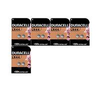 10X Duracell LR44 A76 V13GA 76A (5 Blister Da 2 batterie) 10 Pile