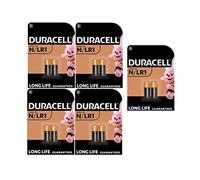 10X Duracell N/LR1 E90 (5 Blister Da 2 Batterie) 10 Pile