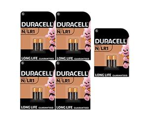 10X Duracell N/LR1 E90 (5 Blister Da 2 Batterie) 10 Pile