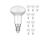 ledscom.de Lampadina LED R50 E14 Bianco caldo 2700 K 5,2 W 485 lm Opaco 112° 10 pezzi