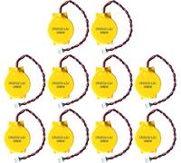 10X EEMB 3V CR2032 CMOS batteria con cavi e connettore del cavo MOLEX per comput