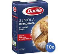 10x Farina Barilla Semola Grano Duro Kg 1