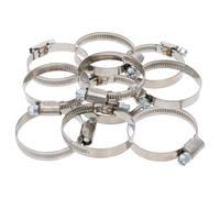 10x Fascetta Stringitubo Campo Serraggio 32-50mm Tubi Legante Tubo W2 DIN3017