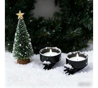 10x Fermacandele per albero di Natale, robusti portacandele per decorazioni