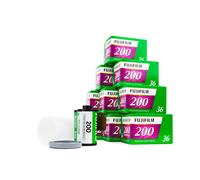 10X Fujifilm Fujicolor Speed 200 135-36 Pellicola 35mm A Colore