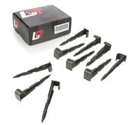 10x Gancio di Piano Irrigazione Conduttore Lunghezza 14cm Picchetto 16mm Tubo